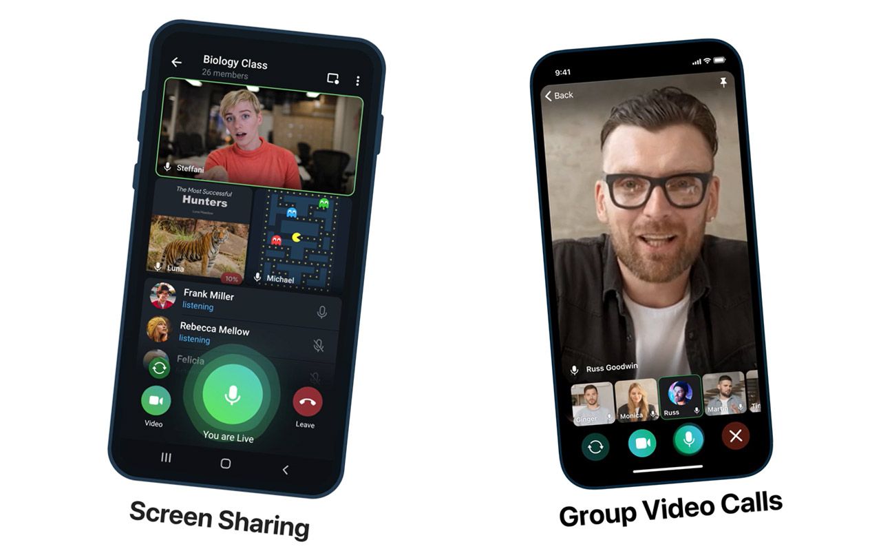 fitur video calls group Telegram