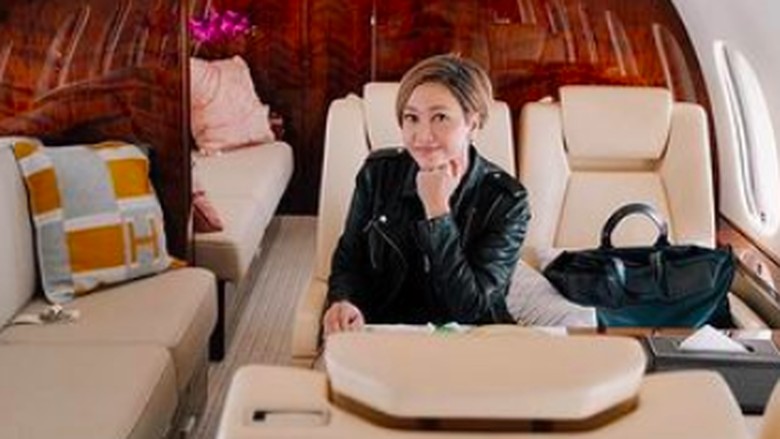 Maia Estianty di Jet Pribadi