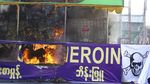 Myanmar Bakar Barang Bukti Narkoba