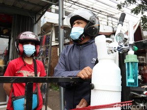 Stok Langka, Harga Tabung Oksigen Ancang-ancang Naik