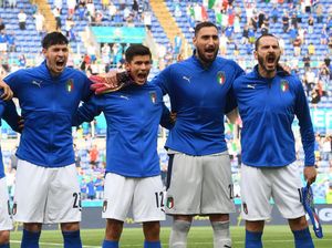 Euro 2020: Italia Mau-mau Saja Berlutut demi Black Lives Matter, tapi..