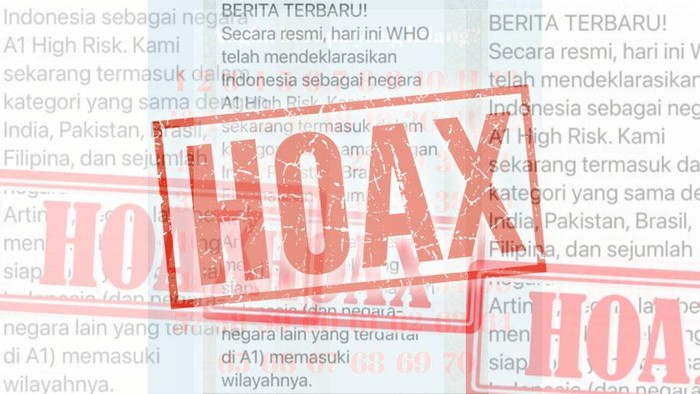 Viral WHO Tetapkan RI Negara A1 High Risk COVID-19, Ini Faktanya