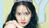 Penampilan YoonA dengan mahkota yang mempertegasnya sebagai Visual Queen. (Foto: dok. Instagram Yoona/Y Magazine) 