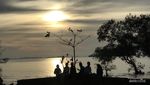 Foto: Sunset Cantik di Tanjung Pendam, Sayang Untuk Dilewatkan