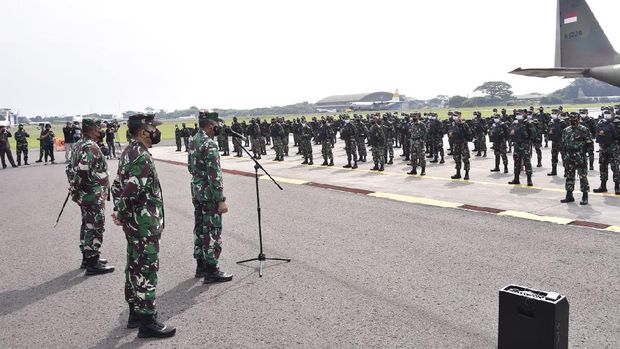 176 Nakes dari TNI Tiba di Jakarta, Siap Bantu di Wisma Atlet (Dok. TNI)