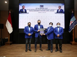 AHY Angkat Rinto Subekti Jadi Ketua DPD Partai Demokrat Jateng