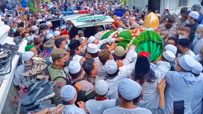 Imam Besar Masjid Agung Palembang, KH Ahmad Nawawi Dencik Al Hafidz tutup usia. (Dok. Istimewa)