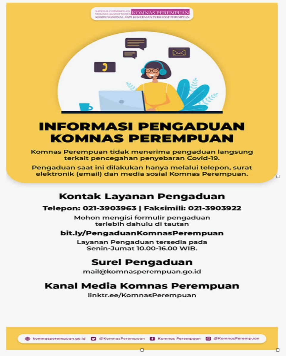 Informasi Pengaduan Komnas Perempuan
