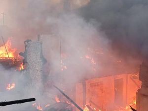 Sisa-sisa Kebakaran di Kemayoran yang Hanguskan 15 Rumah