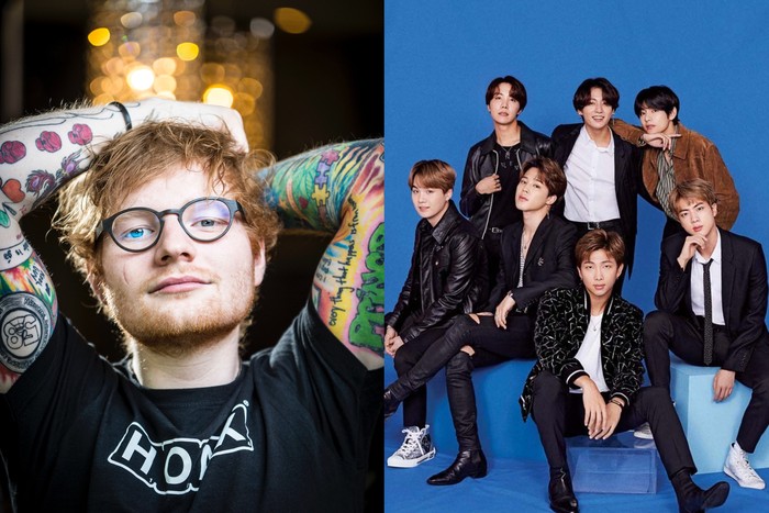 Kolaborasi Ed Sheeran dan BTS Kolaborasi Ed Sheeran dan BTS