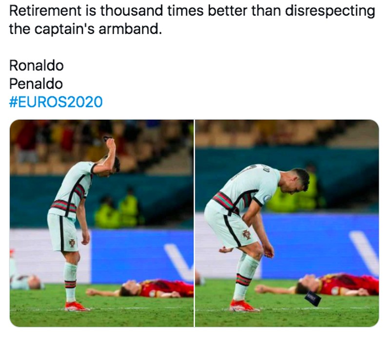 Meme Ronaldo Saat Portugal Kalah di Piala Euro 2020