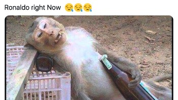 Kondisi Ronaldo sekarang usai Portugal kalah dari Belgia (Twitter)