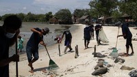 Menurut Azizi, datangnya Inalum ke pantai sejarah ini bukanlah yang pertama Inalum sudah mulai mendorong kelompok tani mangrove mulai dari tahun 2003-2005 dimulai dari biaya penanaman untuk mencoba penanaman, lalu bantuan untuk pembuatan nursery atau pembibitan mangrove hingga bantuan untuk pengeluaran bibit.