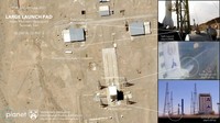 Gambar satelit yang dirilis Planet Labs Inc. menunjukan persiapan peluncuran roket satelit di Provinsi Semnan, Pakistan (20/6/2021).  Otoritas Iran menegaskan tidak akan menyerahkan gambar-gambar dari dalam fasilitas nuklir miliknya ke badan pengawas nuklir Perserikatan Bangsa-bangsa (PBB). Dinyatakan Iran bahwa perjanjian pemantauan dengan Badan Energi Atom Internasional (IAEA) sudah berakhir. Planet Labs Inc. via AP