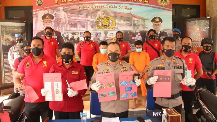 Pembobol ATM lintas provinsi ditangkap di Bali (dok. Istimewa).
