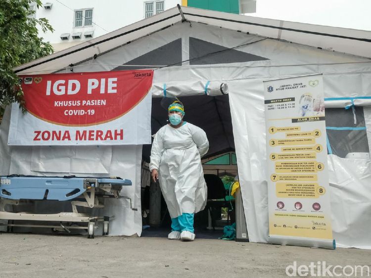 Rumah Sakit di Jakarta Siaga Tenda Darurat Imbas Corona Menggila