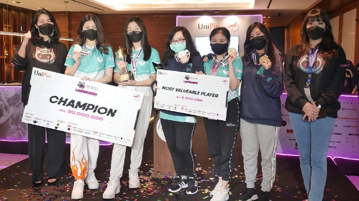 Tim Mobile Legends Wanita Bigetron, Juara UniPin Ladies Series MLBB 2021