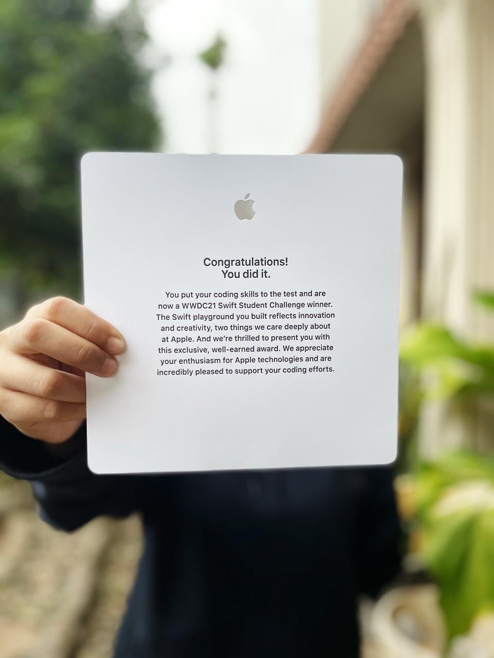 Tsamara Alifia, developer penerima WWDCScholarship 2021