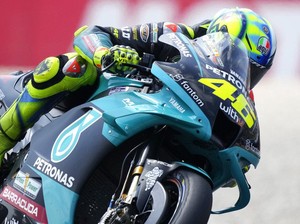Crash di MotoGP Belanda, Rossi Bingung