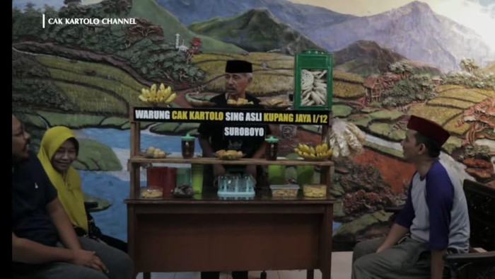 Cak Kartolo di Channel YouTube