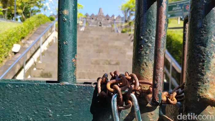 Candi Borobudur ditutup mulai hari ini karena Corona.