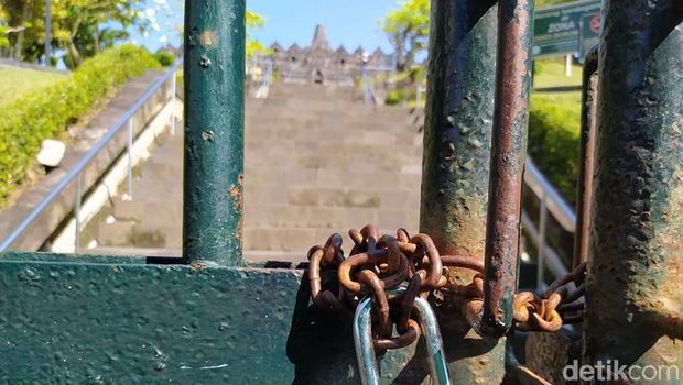 Candi Borobudur ditutup mulai hari ini karena Corona.