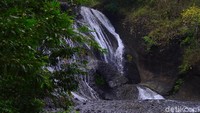 Air terjun Curug Bojong berbentuk tebing batuan hitam setinggi lebih dari 20 meter ini berdiri kokoh. Air terjun relatif jernih dengan kondisi alam yang masih bagus.