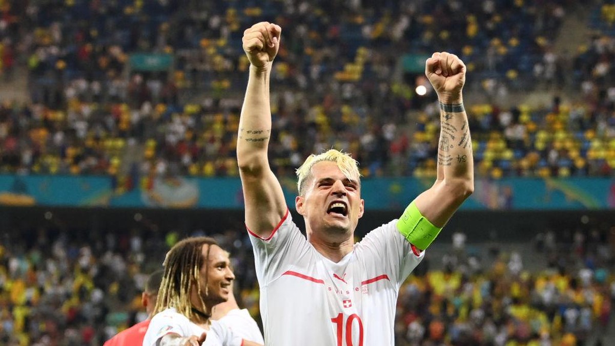 Tanpa Granit Xhaka, Swiss bisa apa saat menghadapi Spanyol (Foto: (Getty Images/Justin Setterfield)