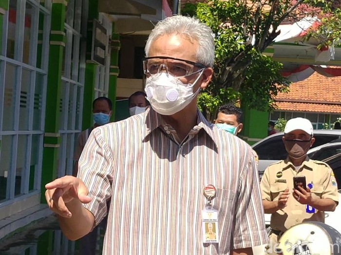 Gubernur Jateng Ganjar Pranowo di RSUD Kalisari Batang, Selasa (29/6/2021).