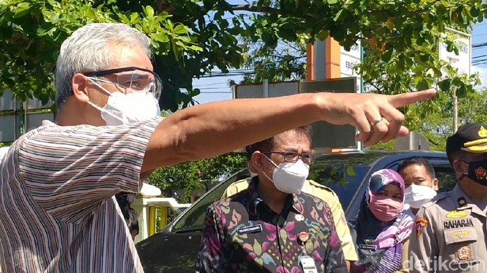 Gubernur Jateng Ganjar Pranowo di RSUD Kalisari Batang, Selasa (29/6/2021).
