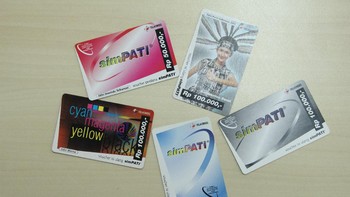 Dulu, pulsa Simpati menggunakan voucher fisik seperti ini. Nominalnya mulai dari Rp 50 ribu hingga Rp 150 ribu. Foto: dok Telkomsel