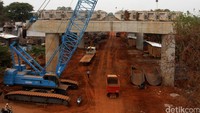 Begini potret pembangunan Tol Desari pada tahun 2015 lalu. Lamhot Aritonang/detikcom.
