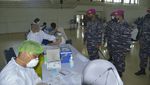 Korps Marinir TNI AL Dukung 1 Juta Vaksin Sehari