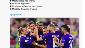 Paul Pogba memang tampil impresif di Euro 2020 ini. Foto: Twitter