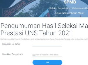 Pengumuman Seleksi Mandiri UNS 2021: Jadwal, Link, dan Cara Cek