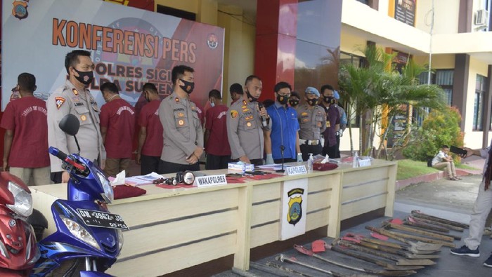Polisi tangkap 8 pencuri kabel jaringan internet di Sulteng