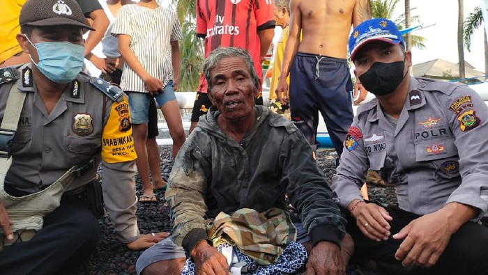 Sumaila Sikki (58), nelayan asal Sulsel bertahan usai terombang-ambing 15 hari di laut.
