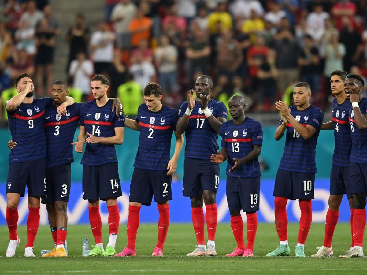 Timnas Prancis, 1 dari 2 penghuni grup neraka yang tersingkir dari Euro 2020. (Foto: Getty Images/Justin Setterfield)