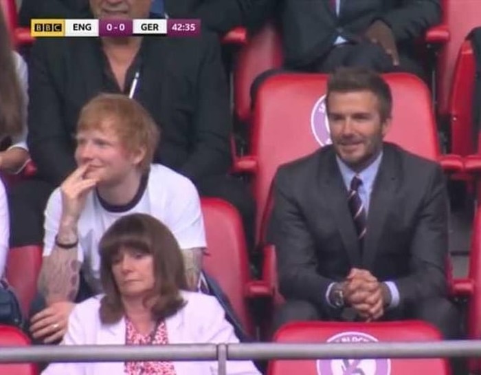 Ed Sheeran dan David Beckham