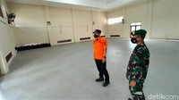 Dari jumlah tersebut nantinya gedung ini bisa menampung 74 pasien positif COVID-19. 