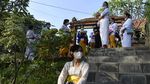 Kala Umat Hindu di Gresik Gelar Upacara Nata Jagad Saat Pandemi