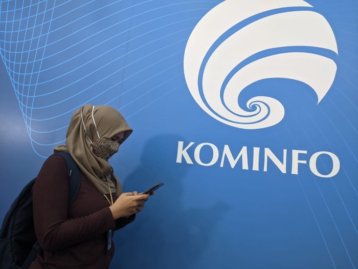 Logo Kementerian Komunikasi dan Informatika (Kominfo).