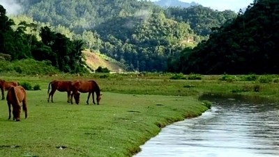 Potret Indahnya Lembah Salimbongan Sebelum Belepotan Akibat Kunker Bupati