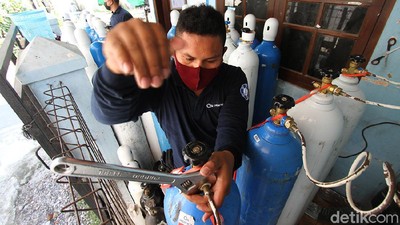 Permintaan Oksigen Medis untuk Rawat Jalan di Solo Meningkat Tajam