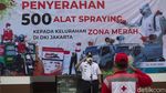 PMI Distribusikan 500 Alat Spray Disinfektan ke Zona Merah DKI