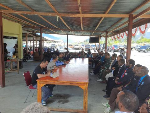 Polisi gelar pertemuan dengan tokoh agama dan tokoh masyarakat Yalimo
