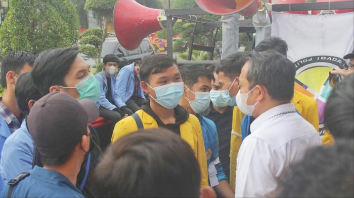 Presiden BEM KM Unsri, Dwiki (M Syahbana-detikcom)