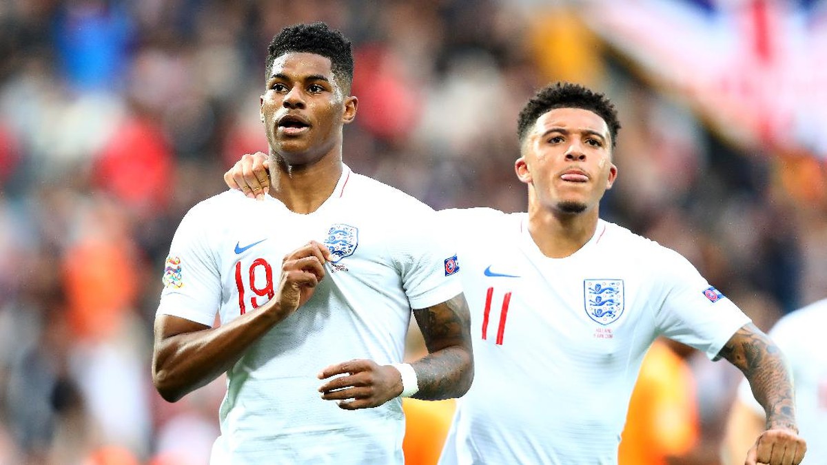 Marcus Rashford beri sinyal Jadon Sancho segera bergabung Manchester United? (Foto: Getty Images/Dean Mouhtaropoulos)