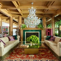 Model yang juga aktris itu lalu menyebut nama pendiri majalah Playboy, mendiang Hugh Hefner. Hugh Hefner adalah sumber inspirasi terbesarku untuk rumah ini. Rumahku seperti sebuah Playboy Mansion, kata Cara. Inspirasinya juga datang dari kisah Alice in Wonderland. (Foto: Architectural Digest/Laure Joliet)