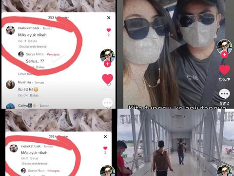 Viral kisah pasangan yang menikah berawal dari komentar di TikTok.